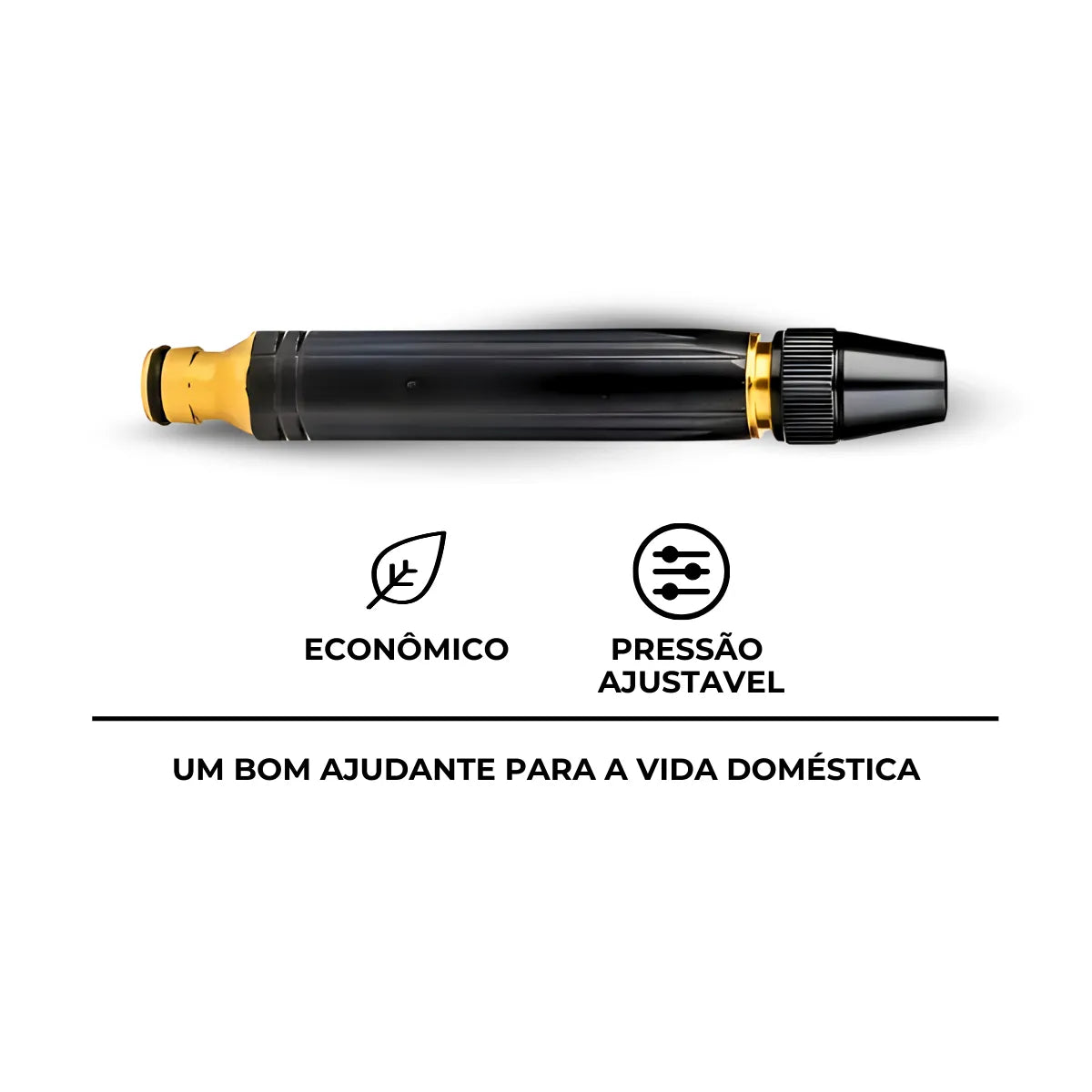 Bico Alta Pressão Jato Mangueira Água Kit 4 Peças Lava Carro