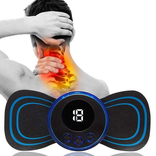 Massageador Elétrico Cervical Eletroterapia Pescoço Perna Lombar Abdôme