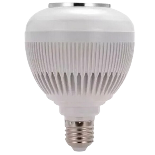 Lâmpada Musical Caixa Som 12w Bluetooth Luz Led RGB