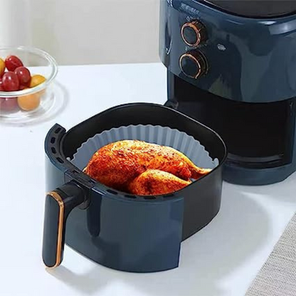 Forma de silicone reutilizável para fritadeira a ar Air Frye