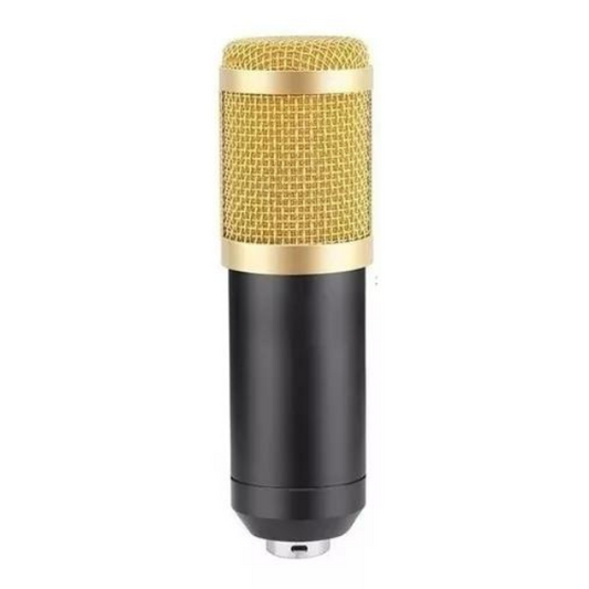 Kit youtuber podcast Com Microfone Condensador Braço Articulado