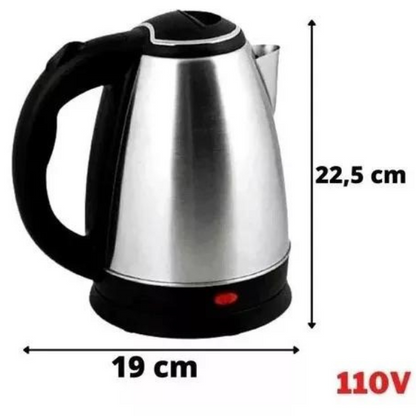 Chaleira Elétrica Haüskraft 1100w Inox 127v 1.8 Llts