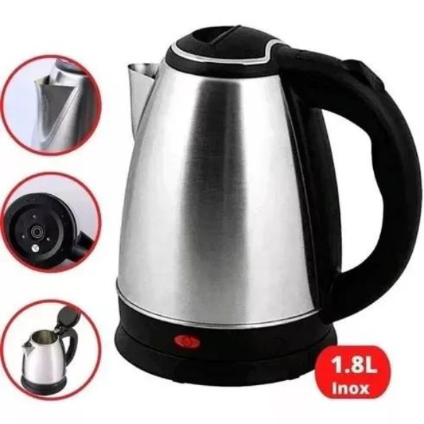Chaleira Elétrica Haüskraft 1100w Inox 127v 1.8 Llts