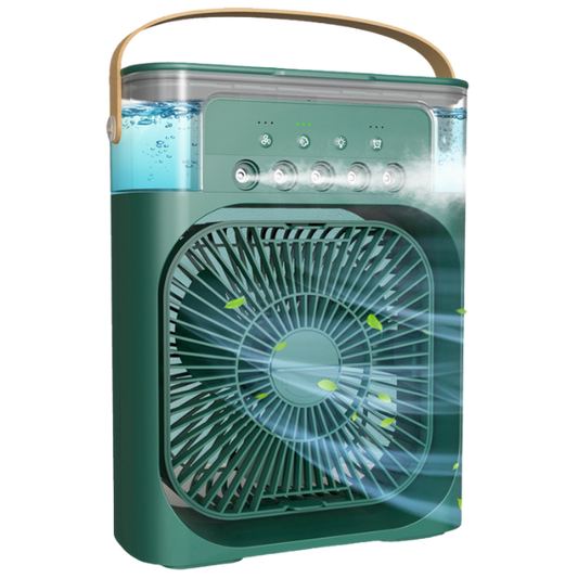 Climatizador e Ventilador Portátil de Mesa