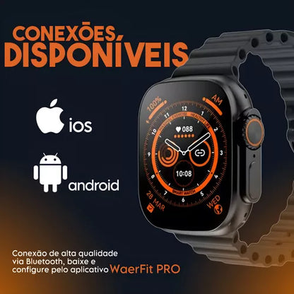 Relógio Smartwatch X8 Ultra Tela HD 49mm