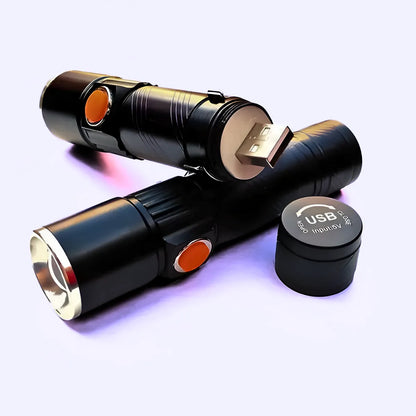 Lanterna Recarregável USB Luz Negra UV