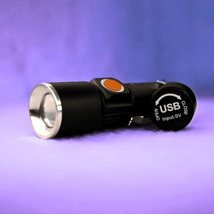 Lanterna Recarregável USB Luz Negra UV