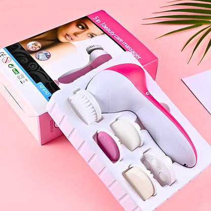 Escova Limpeza Facial Elétrica 5 em 1