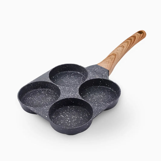 Panela Antiaderente Frigideira 4 Em 1 Para Panquecas Ovos e