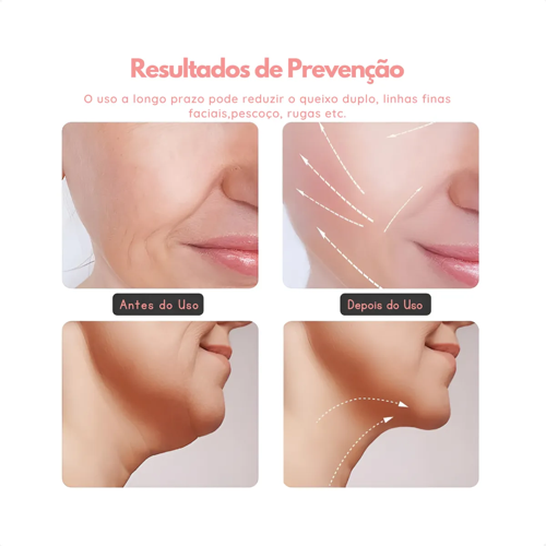 Massageador Facial Eletrico Pescoço Led Lift Fototerapia Ant